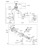 Diagram for 2008 Hyundai Sonata Power Steering Pump - 57100-3K500