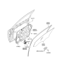 Diagram for 2005 Hyundai Sonata Window Regulator - 82471-3K002