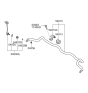 Diagram for 2007 Hyundai Sonata Sway Bar Kit - 54810-3K000