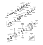 Diagram for 2009 Hyundai Sonata Differential - 43322-24400