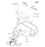 Diagram for 2009 Hyundai Sonata Tailgate Lift Support - 81771-0A000