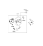 Diagram for 2007 Hyundai Sonata Steering Wheel - 56110-0A510-FZ