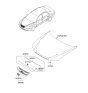 Diagram for 2005 Hyundai Sonata Grille - 86350-3K010