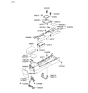 Diagram for Hyundai Center Console Base - 84611-3K000-QD
