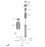 Diagram for 2022 Hyundai Kona Electric Shock Absorber - 55307-K4200