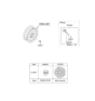 Diagram for 2023 Hyundai Kona Electric Spare Wheel - 52910-K4100