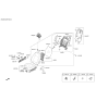 Diagram for Hyundai Kona Electric Seat Cover - 88460-J9000-PUM