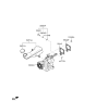 Diagram for 2023 Hyundai Kona Electric Brake Master Cylinder Reservoir - 58520-K4010