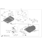 Diagram for Hyundai Kona Electric Air Deflector - 37567-K4000