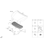 Diagram for Hyundai Kona Electric Hood Cable - 81190-J9000