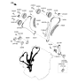 Diagram for 2014 Hyundai Santa Fe Engine Pump Chain - 24322-3CGE0