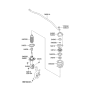 Diagram for Hyundai Shock Absorber - 54661-2M650