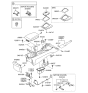 Diagram for Hyundai Center Console Base - 84610-2M700-9P