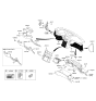 Diagram for 2015 Hyundai Genesis Coupe Ignition Switch - 95450-2M200