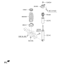 Diagram for Hyundai Coil Spring Insulator - 55323-2M000