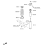 Diagram for 2009 Hyundai Genesis Coupe Coil Spring Insulator - 55323-2M000