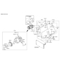 Diagram for Hyundai A/C Expansion Valve - 97626-2M500