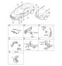 Diagram for 2013 Hyundai Genesis Coupe Air Bag Control Module - 95910-2M250