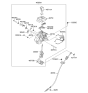 Diagram for 2012 Hyundai Genesis Coupe Shift Cable - 46790-2M200