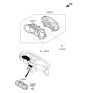 Diagram for 2016 Hyundai Genesis Coupe Oil Pressure Gauge - 94300-2M850