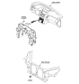 Diagram for 2016 Hyundai Genesis Coupe A/C Switch - 97250-2MFP1-BHL