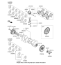 Diagram for 2006 Hyundai Veracruz Harmonic Balancer - 23124-3C201