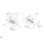 Diagram for Hyundai Santa Fe XL Cylinder Head - 517R5-3CA00