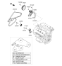 Diagram for 2011 Hyundai Genesis Water Pump - 25100-3C130