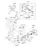 Diagram for Hyundai Genesis Thermostat Gasket - 25614-3CGB0