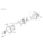 Diagram for Hyundai Genesis Coupe Bellhousing - 43111-25201