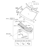 Diagram for 2011 Hyundai Genesis Coupe Weather Strip - 86430-2M000