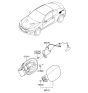 Diagram for Hyundai Genesis Fuel Door Release Cable - 81590-2M000