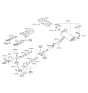 Diagram for Hyundai Muffler Hanger Straps - 28768-2M020