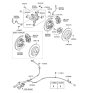 Diagram for 2011 Hyundai Genesis Coupe Brake Disc - 58411-2M000