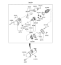 Diagram for 2013 Hyundai Genesis Coupe Starter Motor - 36100-3C230