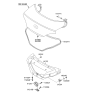 Diagram for Hyundai Genesis Coupe Tailgate Lift Support - 81771-2M000