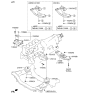 Diagram for Hyundai Genesis Coupe Motor And Transmission Mount - 21850-2M405