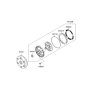 Diagram for 2014 Hyundai Genesis Coupe Torque Converter - 45100-4F091