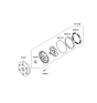 Diagram for 2012 Hyundai Genesis Coupe Torque Converter - 45100-4F091