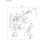 Diagram for Hyundai Clutch Master Cylinder - 41605-2M100