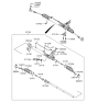 Diagram for Hyundai Genesis Coupe Steering Gear Box - 57700-2M201