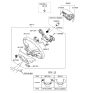 Diagram for 2012 Hyundai Genesis Coupe Cruise Control Switch - 96770-2M700-UK5