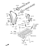 Diagram for 2013 Hyundai Genesis Coupe Timing Chain - 24321-2C000