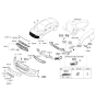 Diagram for 2012 Hyundai Genesis Coupe Fog Light - 92201-2M550