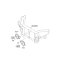 Diagram for 2013 Hyundai Genesis Coupe Horn - 96610-2M000