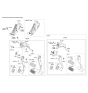 Diagram for Hyundai Genesis Brake Light Switch - 93810-3S700