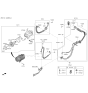 Diagram for Hyundai Genesis G80 A/C Expansion Valve - 97626-J5000