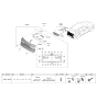 Diagram for 2023 Hyundai Genesis GV70 Tail Light - 92403-AR010