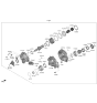 Diagram for 2020 Hyundai Ioniq Belt Tensioner Bolt - 11405-08356-K