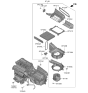 Diagram for Hyundai Genesis G90 Blower Motor - 97113-D2000